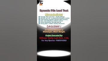 Pile Load Test Video #piletesting #piles #pileloadtest