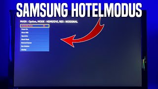 Samsung Fernseher Hotelmodus einstellen/deaktivieren | Hospitality Mode Deutsch