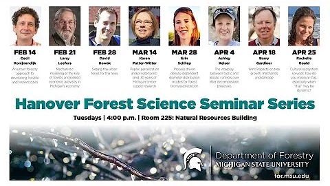 02.28.17 Hanover Forest Science Seminar Series: Da...