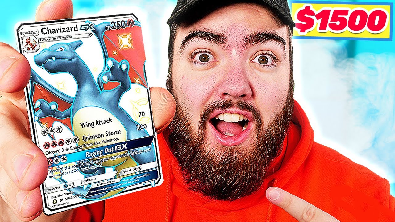 Hunting for the $1500 SHINY Charizard from HIDDEN FATES! *Epic Pokémon Cards Opening*
