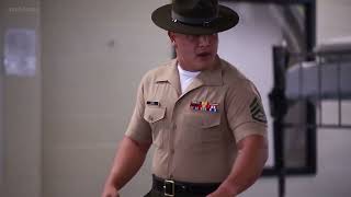 US Marine Drill Instructor Meets New Recruits: A Pivotal Introduction