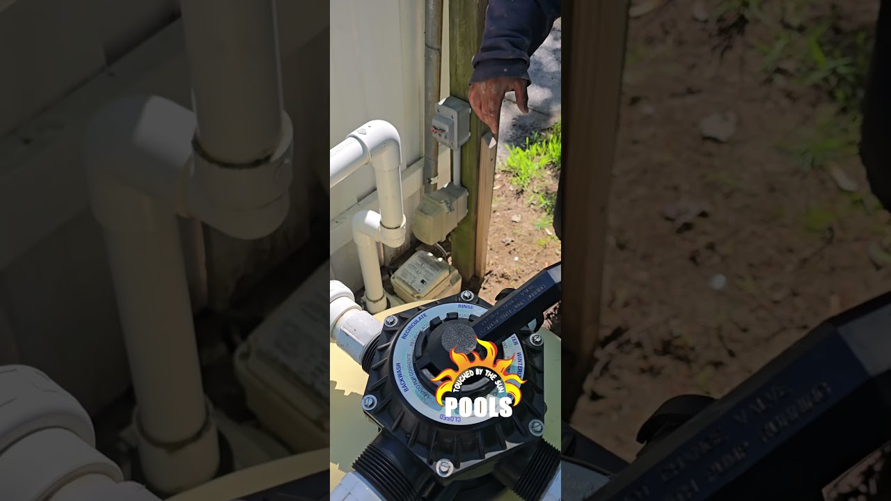 HOW TO: Backwash and Rinse Your Sand Filter - Easy!!! ☀️🌞☀️