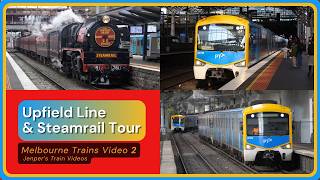 Upfield Line & Steamrail Tour - Melbourne Trains Video 2 @JenperTV