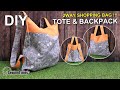 DIY EASY 2WAY SHOPPING BAG 가방만들기 | How to make a tote & backpack | Reusable Market Bag [sewingtimes]