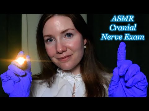 ASMR Cranial Nerve Exam , Ear Cleaning  , Gloves , Eye Exam , Hearing , Medical Roleplay