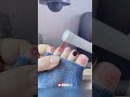 Nail Sticker - Easy Toenail design idea UV