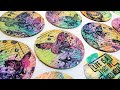 Bright and Colorful Artist Trading Coins