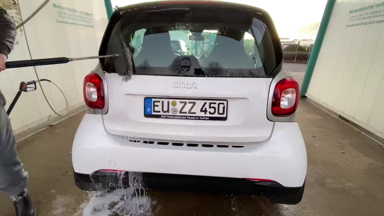 Pkw Waschen In Wap Waschanlage Handwasche Smart Fortwo Carwash Handwash Smart Fortwo Youtube