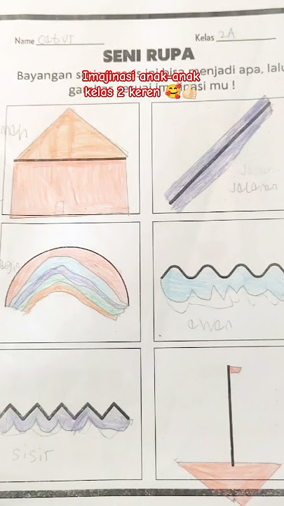 Membuat Gambar dari garis sesuai imajinasi #senibudaya #senirupa #gambar #imajinasi #garis #hebat