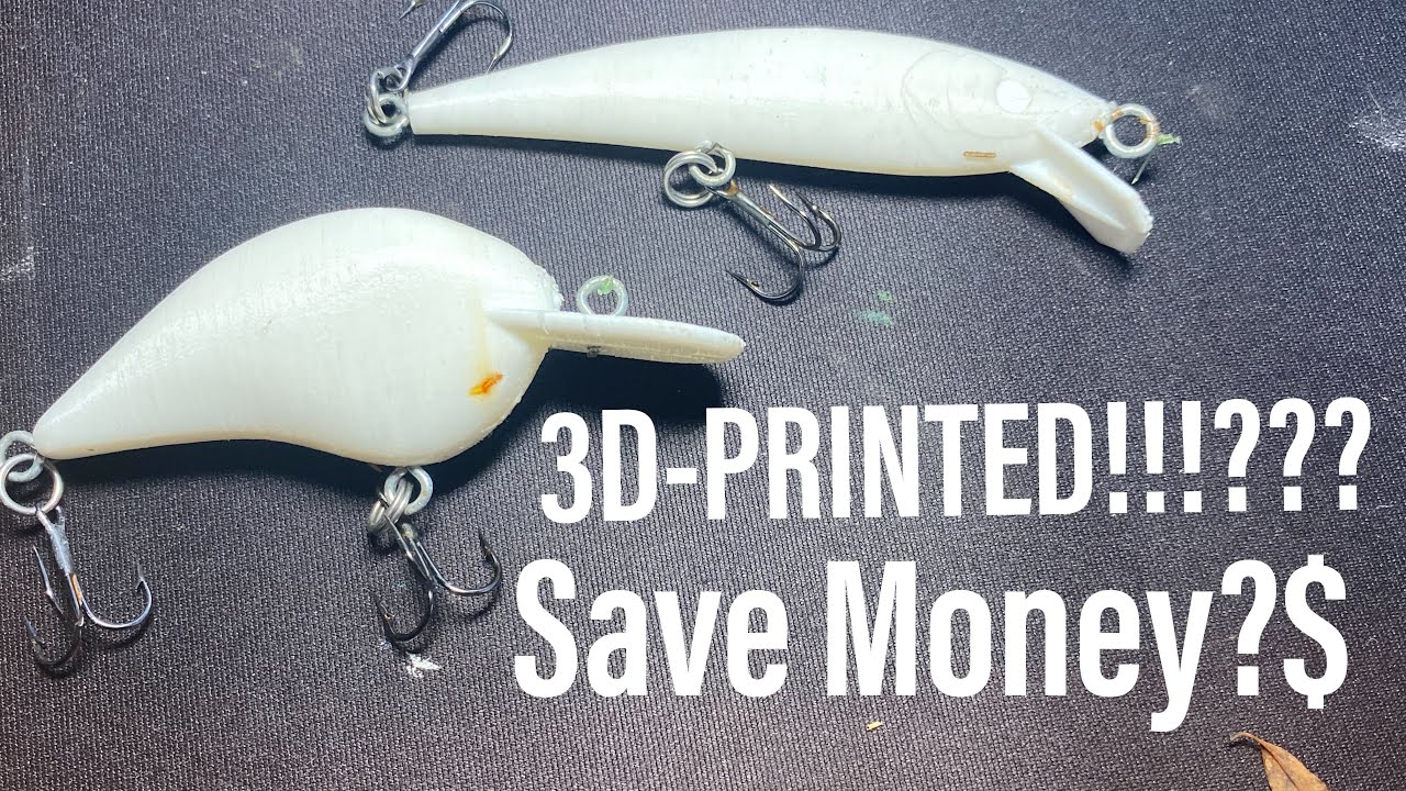 CUSTOM 3D-Printed LURES  How I make my own custom baits 