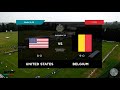 Belgium vs united states  open final  2023 u24 world championships