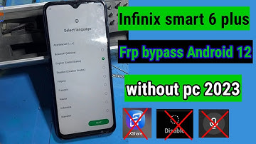 Infinix smart 6 plus frp bypass android 12 | Infinix X6823C Frp Google Account bypass without pc