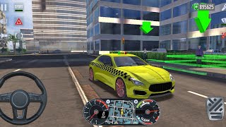 Taxi SIM 2020 | Maserati Quattroporte Driving Los Angeles City Driving Car Android Gameplay