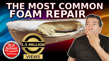 Fix Foam and Reupholster Car Seats Like a Pro | Foam Repair DIY