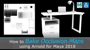 Bake Occlusion Maps using Arnold for Maya 2018
