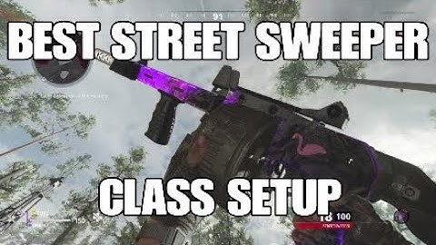 BEST STREET SWEEPER CLASS SETUP (SHOTGUN) COLD WAR ZOMBIES!