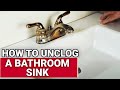 How To Unclog A Bathroom Sink - Ace Hardware