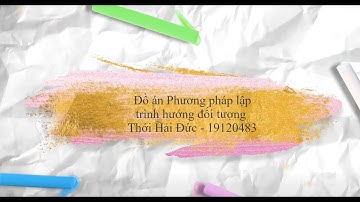 Đồ án Phương Pháp Lập Trình Hướng Đối Tượng(OOP) - Simple Paint - HCMUS