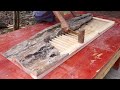 Amazing Creative Woodworking Ideas From Discarded Wood Block // A Table With A Groundbreaking Design