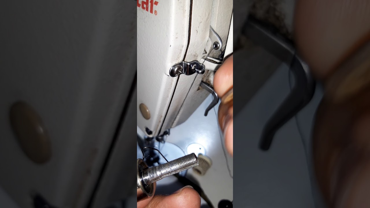 Por que la máquina de coser corta el hilo - YouTube