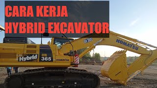 HYBRID EXCAVATOR KOMATSU PC 365-1// CARA KERJA SISTEM HYBRID