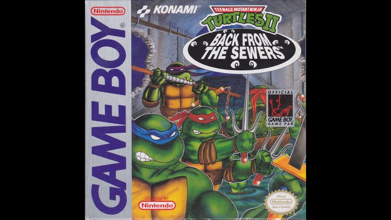 Teenage Mutant Ninja Turtles II Back from the Sewers Gameboy
