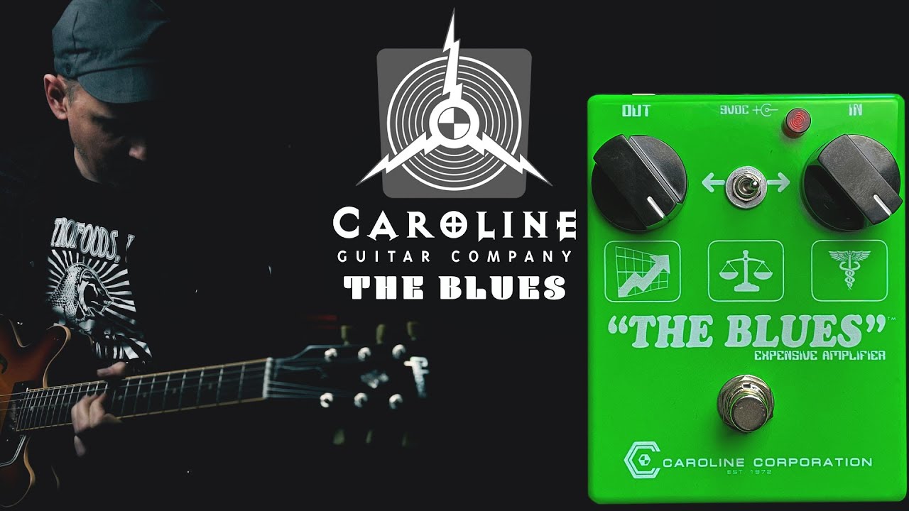 Demos in the Dark // Caroline Guitar Company The Blues // Pedal Demo