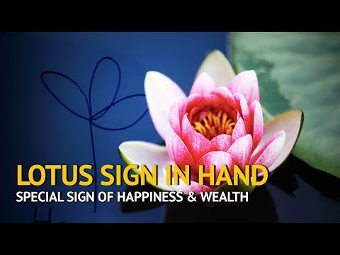 ? LOTUS Sign in Hand ?  Special Sign of Happiness, Wealth & Success ?? Palmistry & Palm Reading