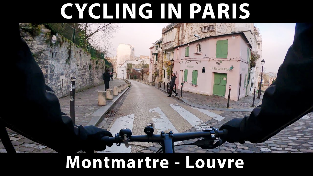 Cycling in Paris - Montmartre-Haussmann-Louvre