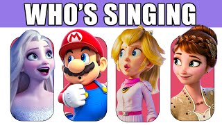 Guess Who's Singing 🎤🎙️🎶| Disney Song Quiz Challenge Snow White, Moana, Elsa, Rapunzel, Miỉabel