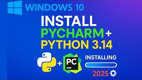 Download en installeer de nieuwste Python en Pycharm in Windows 10 (2025)