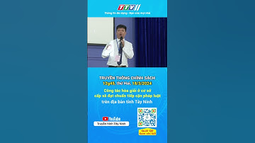 Công tác hòa giải ở cơ sở cấp xã đạt chuẩn tiếp cận pháp luật trên địa bàn tỉnh Tây Ninh #Shorts