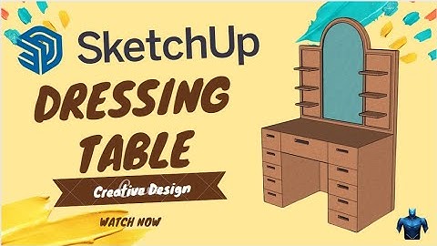 How to design a dressing table?