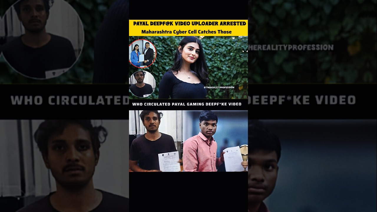 ⚠️ Big Action! Payal Gaming Deepfake Case — Maharashtra Cyber Cell Makes Arrest