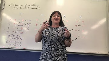 The four operations with positive and negative numbers