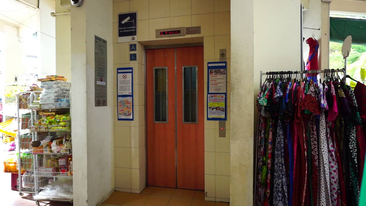 Singapore, Little India, BLOCK 661 Buffalo Road, iFE elevator (retake)