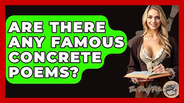 Are There Any Famous Concrete Poems? - The Prose Path