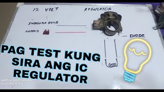 Paano mag test kung sira ang iC regulator. (tutorial) #electrical#electrician#ICREGULATOR