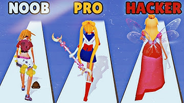 NOOB vs PRO vs HACKER in Makeover Run