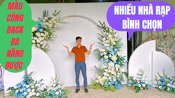 Mẫu backdrop-cổng cưới được nhiều người thích nhất
