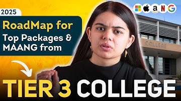 TIER 3 to MAANG | How to get selected in Product based companies from Tier 3 colleges ?