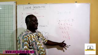 SHS 1 Core Mathematics | Linear Inequalities