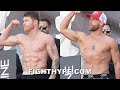 RIPPED! CANELO VS. BILLY JOE SAUNDERS WEIGH-IN & INTENSE FINAL FACE OFF