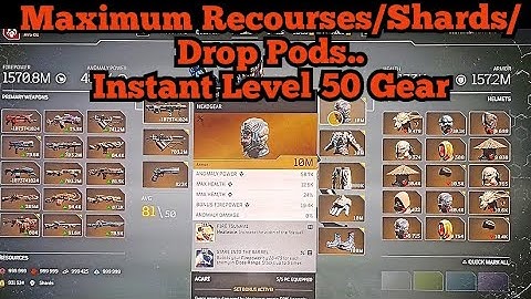 Outriders Worldslayer - Get Unlimited Resources+Shards/Instantly Level Guns or Armor To Max Level