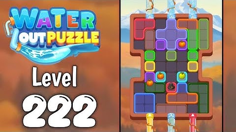 Water Out Puzzle Level 222 Walkthrough