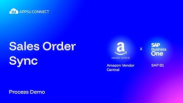 Amazon Purchase Order Sync to SAP Business One | Demo Video
