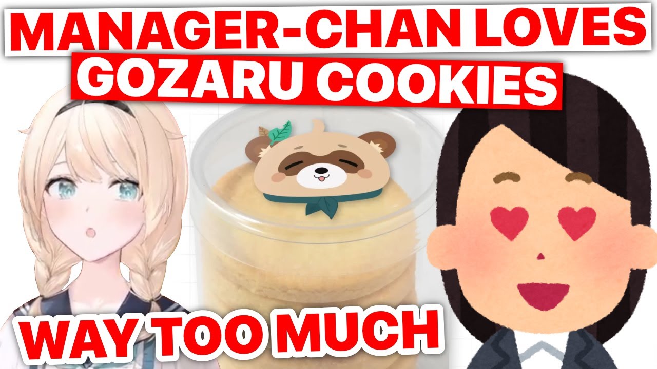 Iroha's Manager-chan Loves Her Cookies Way Too Much (Iroha, AZKi / Hololive) [Eng Subs]