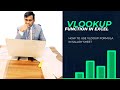 Advance excel interview Question.VLOOKUP Function in excel