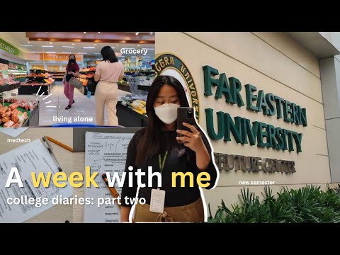 a week of second semester ☁️: productive days, living alone, life balanced