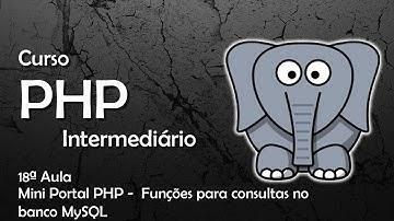 Como criar um site em PHP - Funções para consultas no banco MySQL - Curso de PHP #18